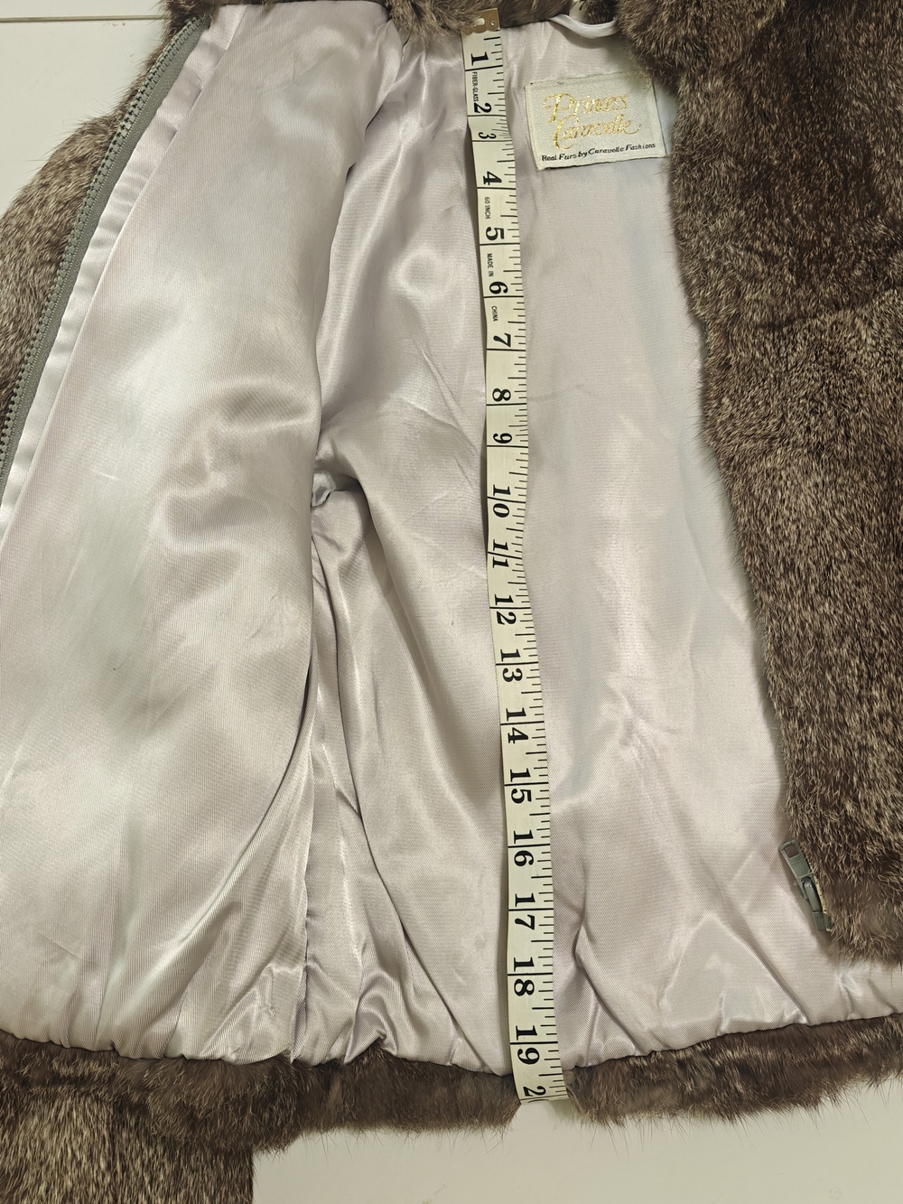 Vintage Rabbit Fur Cropped Jacket - Picture 8 of 10